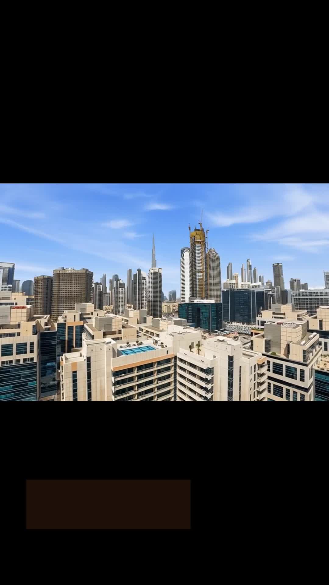 Reel opener — Dubai city view skyline